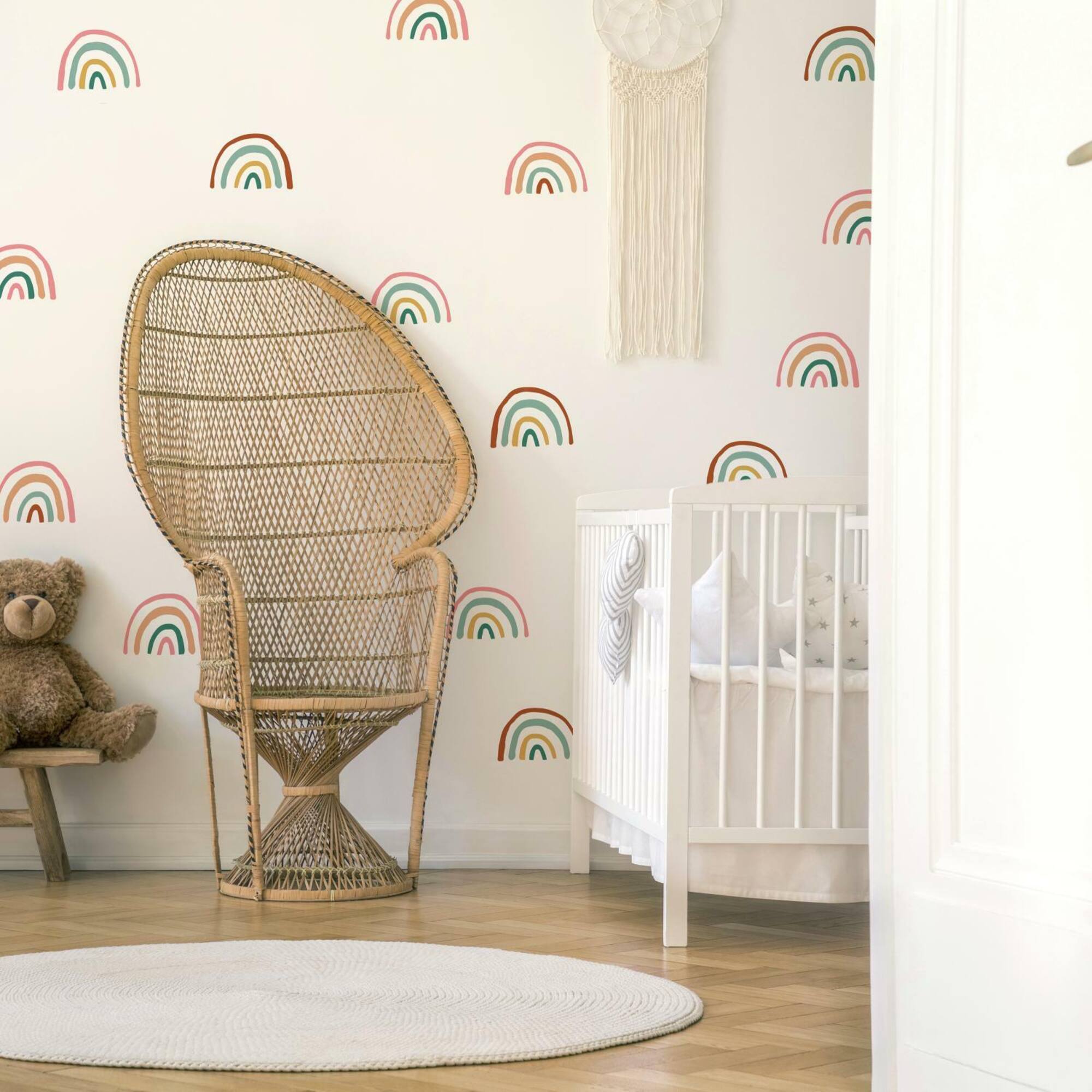 RoomMates Retro Rainbow Peel & Stick Wall Decals